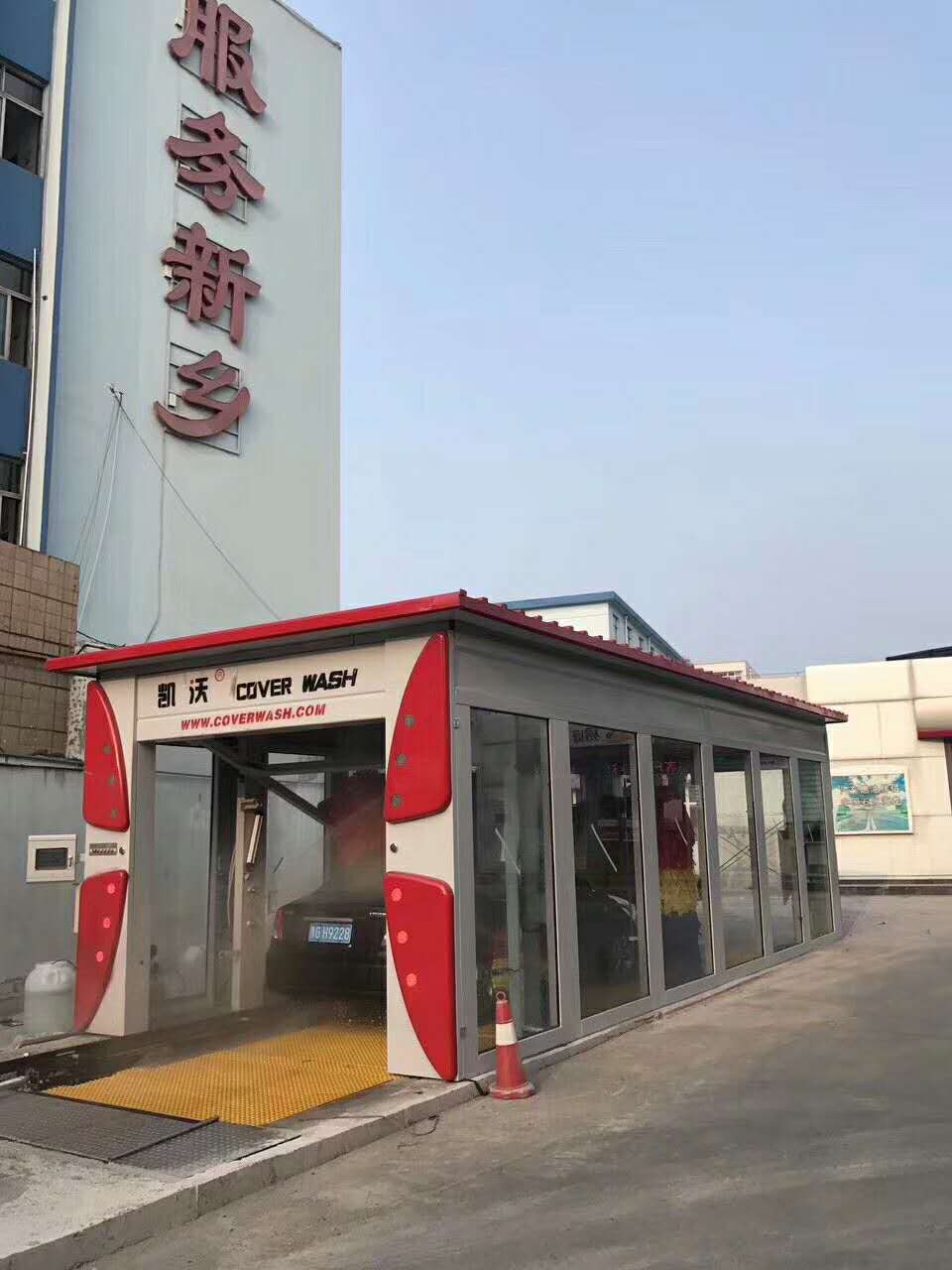 河南新鄉(xiāng)牧野區(qū)中國(guó)石化8號(hào)站完成安裝