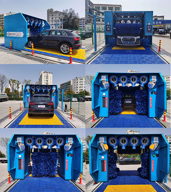 凱沃KW-05LF系列高節(jié)能款-無人值守洗車設備 地址：蒼南縣公安局交警大隊停車場