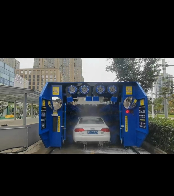 中國-溫州-仁匯大廈 安裝kw-O7LF無人值守洗車設(shè)備