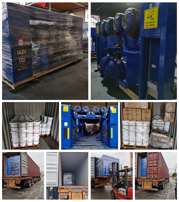 南美洲KW-07LF龍門(mén)無(wú)人值守洗車(chē)裝箱發(fā)貨